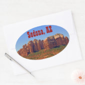 Cathedral Rock Ovale Sticker (Envelop)