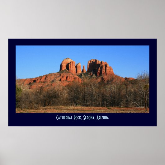 Cathedral Rock Poster (Voorkant)
