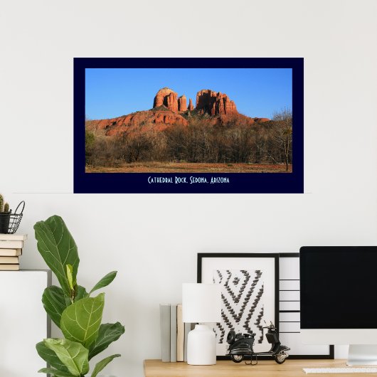 Cathedral Rock Poster (Thuiskantoor)