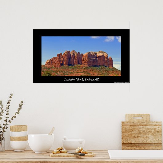 Cathedral Rock Poster (Keuken)