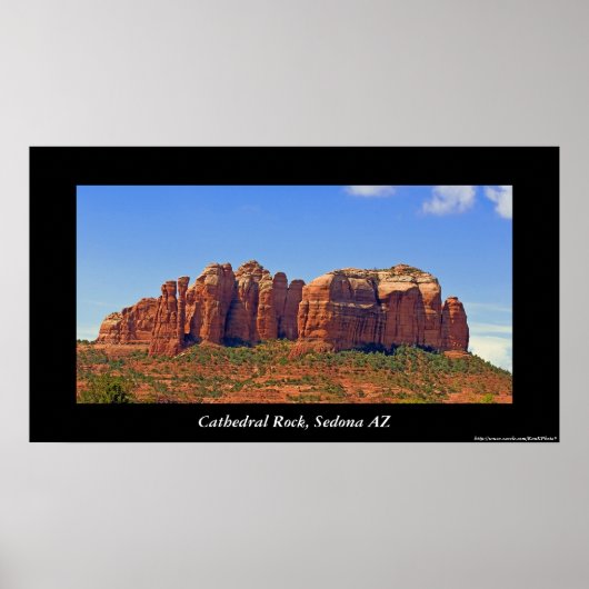 Cathedral Rock Poster (Voorkant)
