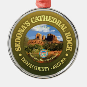 Cathedral Rock (rd) Metalen Ornament