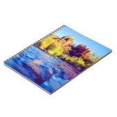 Cathedral Rock reflecterend in Oak Creek, Arizona Notitieboek (Linkerzijde)