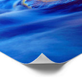 Cathedral Rock reflecterend in Oak Creek, Arizona Poster (Hoek)