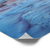 Cathedral Rock reflecting in Oak Creek at Sunset Poster (Hoek)