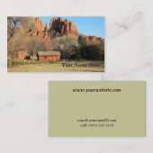 Cathedral Rock Scene Visitekaartje (Voorkant / Achterkant)