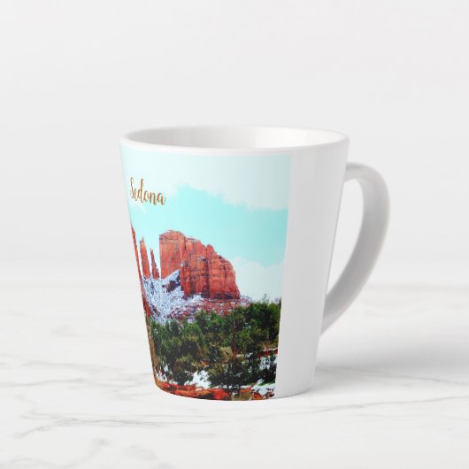 Cathedral Rock Sedona Thunder Cove Latte Mok (Rechterhoek)