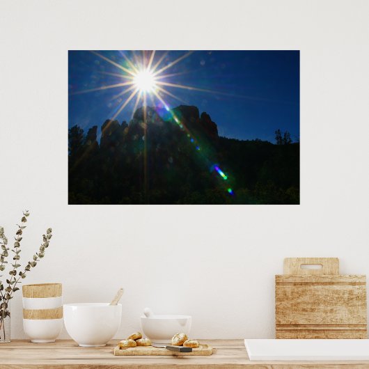 Cathedral Rock Vortex horizontaal Poster (Keuken)