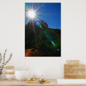 Cathedral Rock Vortex Poster (Keuken)