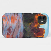 Cathedral Rock weerspiegeld in Oak Creek bij zonso Case-Mate iPhone Case (Achterkant (horizontaal))
