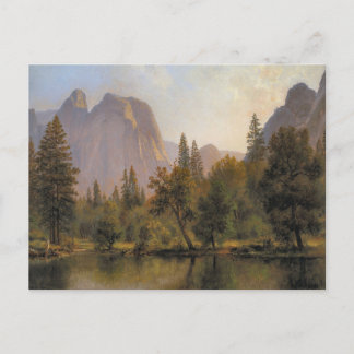 Cathedral Rocks, Yosemite Valley door Bierstadt Briefkaart