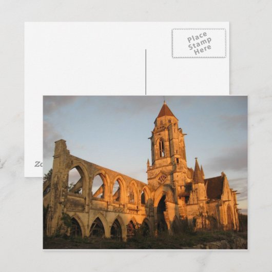 Cathedral Ruins Briefkaart (Voorkant / Achterkant)