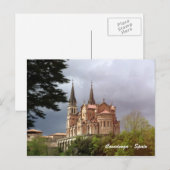 Cathedral Santa Maria La Real de Covadonga Briefkaart (Voorkant / Achterkant)