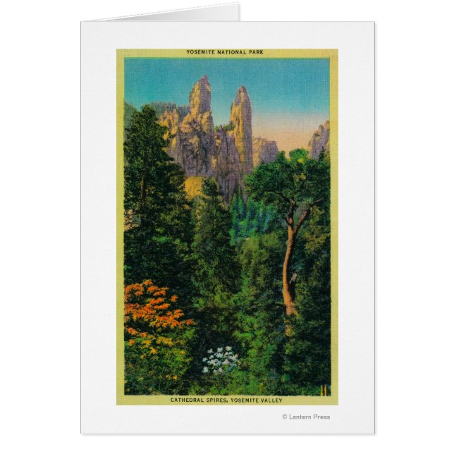 Cathedral Spires en Yosemite Valley (Voorkant)