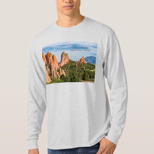 Cathedral Spires Formations Colorado Mannen Shirt (Voorkant)