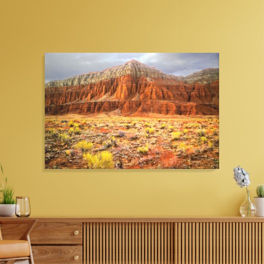 Cathedral Valley Canvas Afdruk (Insitu (Woonkamer))
