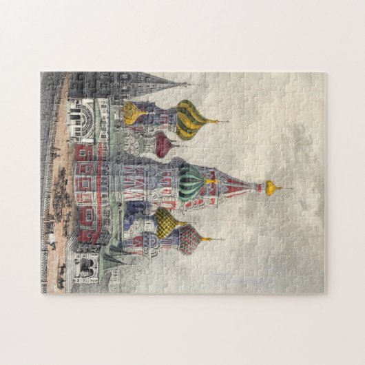 CATHEDRAL VAN SAINT BASIL, MOSKOW LEGPUZZEL (Horizontaal)