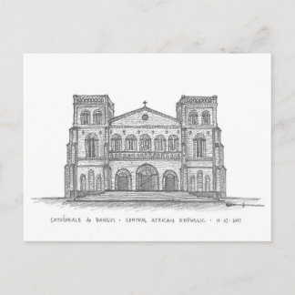 Cathédrale Notre-Dame, Bangui, C.A.R. Briefkaart