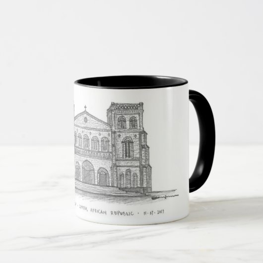 Cathédrale Notre-Dame, Bangui, C.A.R. Mok (Voorkant rechts)