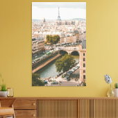 Cathédrale Notre-Dame de Paris, Parijs, Frankrijk Canvas Afdruk (Insitu (Woonkamer))