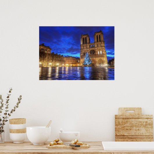 Cathédrale Notre-Dame de Paris Poster (Keuken)