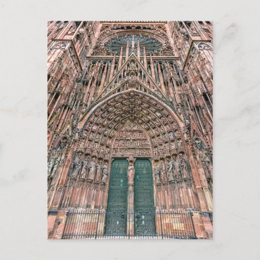 Cathedrale Notre-Dame, Straatsburg, Frankrijk Briefkaart (Voorkant)