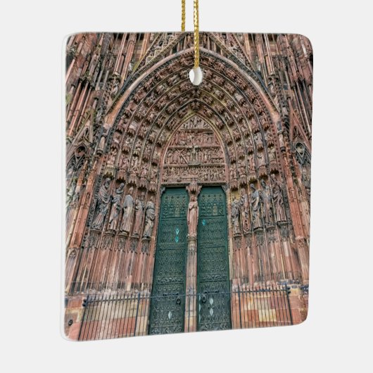 Cathedrale Notre-Dame, Straatsburg, Frankrijk Keramisch Ornament (Rechts)