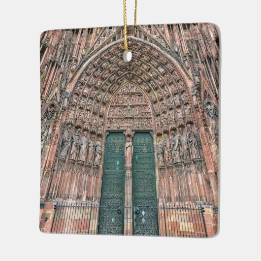 Cathedrale Notre-Dame, Straatsburg, Frankrijk Keramisch Ornament (Links)
