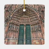 Cathedrale Notre-Dame, Straatsburg, Frankrijk Keramisch Ornament (Achterkant)