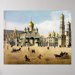 Cathedralen van de aankondiging en de Archangel; Poster