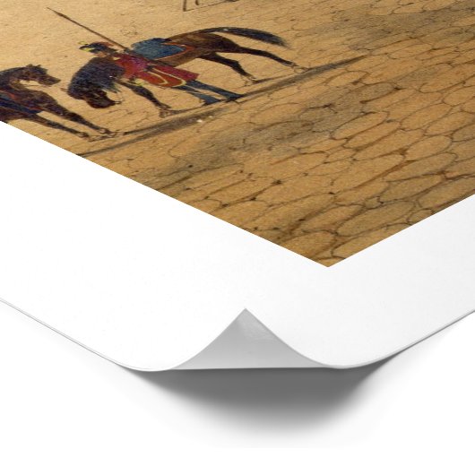 Cathedralen van de aankondiging en de Archangel; Poster (Hoek)