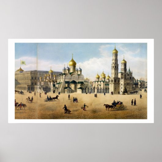 Cathedralen van de aankondiging en de Archangel; Poster (Voorkant)