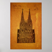 Cathedrals: Hohe Domkirche St. Peter und Maria Poster (Voorkant)