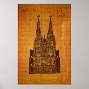 Cathedrals: Hohe Domkirche St. Peter und Maria Poster