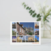 Cathedrals met meerdere afbeeldingen briefkaart (Staand voorkant)