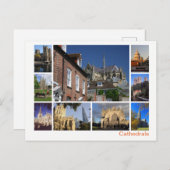 Cathedrals met meerdere afbeeldingen briefkaart (Voorkant / Achterkant)