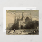 Cathedrals of England Series: Rochester 1836 Briefkaart (Voorkant / Achterkant)