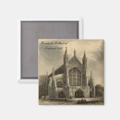 Cathedrals of England: Winchester 1836 Magnet (Voorkant / Achterkant)