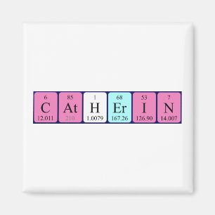 Catherin periodiek table name magnet