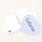Catherine Aqua Mint Heart Notitieboek (Binnen)
