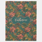 Catherine Art Nouveau Fleece Blanket Deken (Voorkant)
