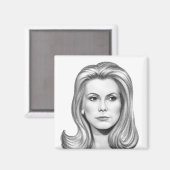 Catherine Deneuve Magneet (Voorkant / Achterkant)
