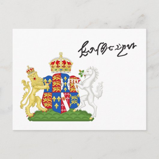 Catherine Howard Briefkaart (Voorkant)