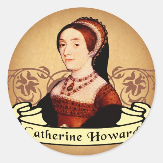 Catherine Howard Classic Ronde Sticker (Voorkant)