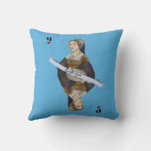 Catherine Howard-kaart Kussen (Achterkant)