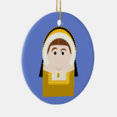 Catherine Howard Tudor Queen Keramisch Ornament (Rechts)