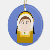 Catherine Howard Tudor Queen Keramisch Ornament (Links)