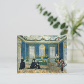Catherine II herinnert kanselier Alexey Briefkaart (Staand voorkant)