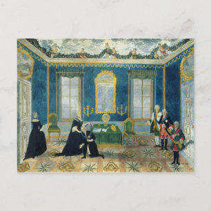 Catherine II herinnert kanselier Alexey Briefkaart