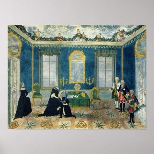 Catherine II herinnert kanselier Alexey Poster (Voorkant)